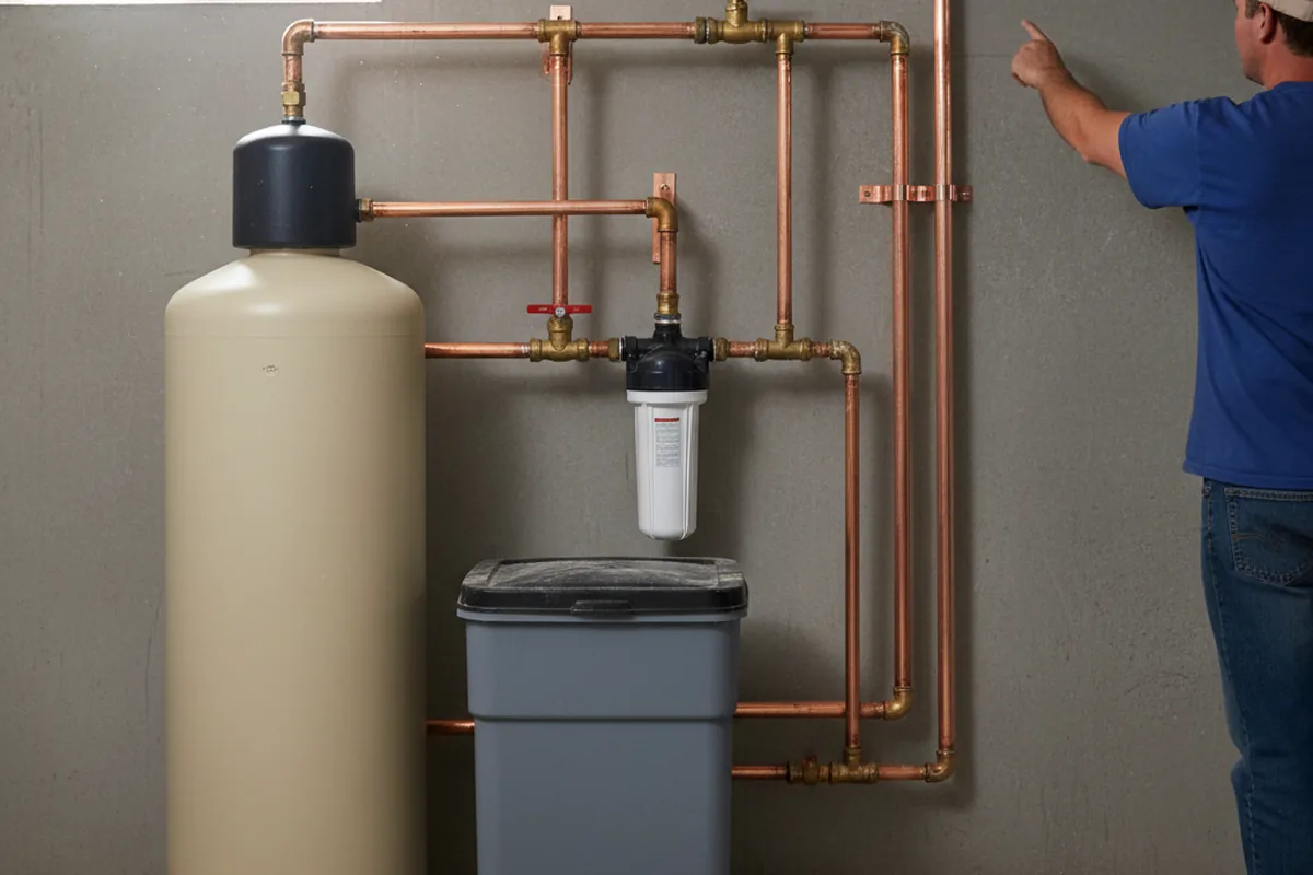 Whole-house water treatment system installed in Pathfork